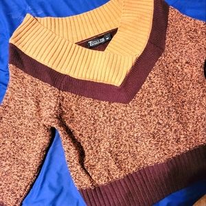 Strickin' Crop V-neck Sweater